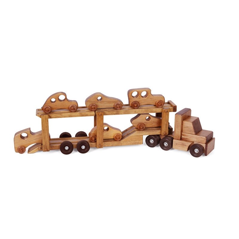 Amish Made, Wooden Car Carrier, Amish Toys